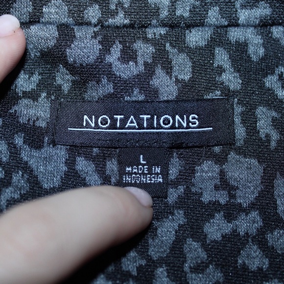 Notations Large Printed Patterned Blazer Jacket - Picture 9 of 9
